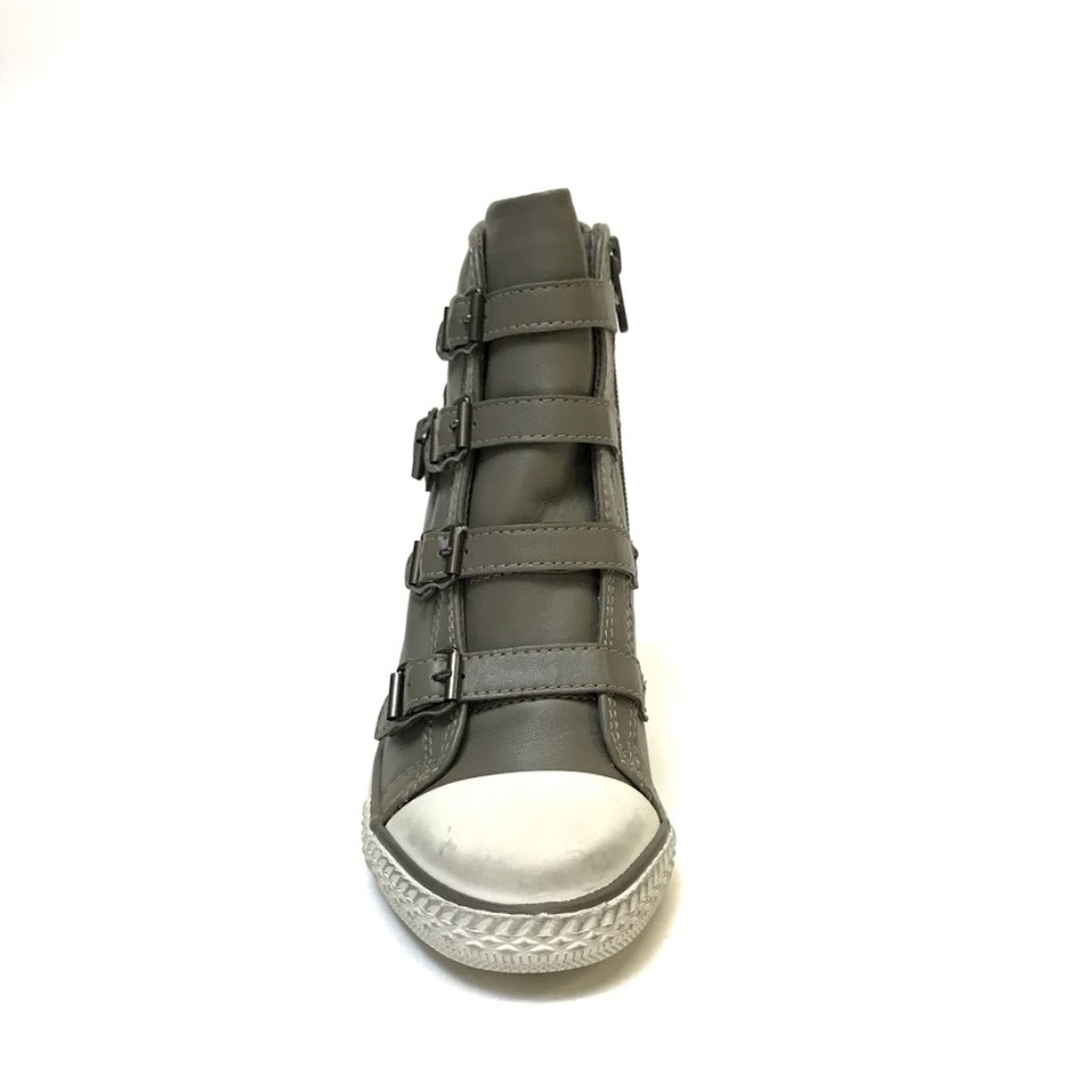 Ash Thelma Stone Leather Wedge Shoes NIB